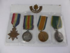 A WW1 1915 Trio. Name to Private Musgrove No. 6078/Worcesershire Reg/MGC with his territorial