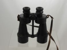 A Pair of WW2 Naval Binoculars, Ross Power Field 7