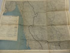 A Quantity of Military Issue Maps and Charts, primarily of Europe and London.