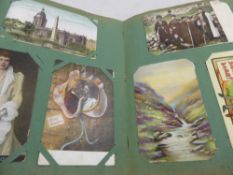 A Vintage Album of Black and White photographs and Victorian post cards.