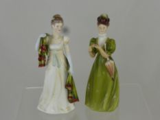 Two Staffordshire Figurines, hand painted by Ivan Sutton, entitled 