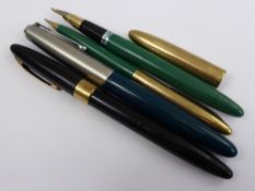 A Collection of Vintage Pens, including Sheaffer 