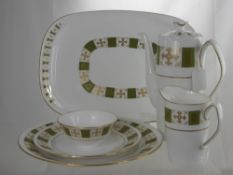 A Part Spode Persia Dinner Service, including coffee pot, six cups and saucers, milk jug, sugar