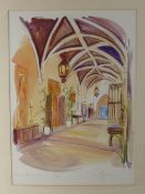 Four Limited Prints Depicting Various Musical Settings, entitled Adagio 23/495, Viola and Chintz