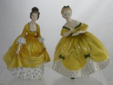 Two Royal Doulton Figurines, entitled 