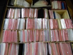 A Collection of GB Coins in two cases, including farthings, half penny's, penny's, three pence,