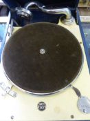 A Vintage Record Player, together with a selection of miscellaneous 78's including 