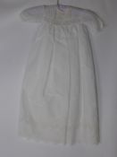 Five Antique Cotton Christening Robes, two embroidery Anglaise and three lace trimmed.
