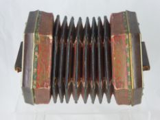 A Vintage German made Concertina.