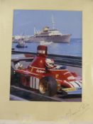 A Quantity of Colour Photographs by Maurice Rowe depicting racing at Silverstone, Monaco,