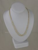 A Set of Antique Graduated Cultured Pearls, together with a seed pearl and citrine heart shaped