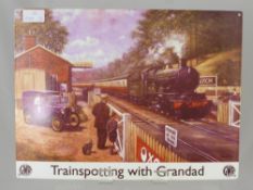A GWR Enamel Notice which reads 