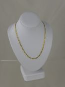 A 9 ct Gold Chain approx 5 gms together with an 18 ct Gold Lady's ring approx 1.8 gms.