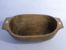 A Large Vintage Oak Dough Trough.
