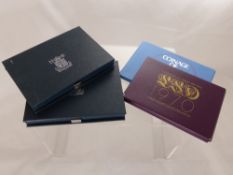 Four United Kingdom Proof Coin Collections for years 1970, 1977, 1983 and 1986. All in