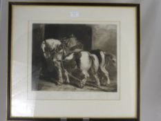 A Black and White Mezzo-Tint Print published E.B. King, entitled 