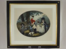 A Pair of Copper Stippled Engraving Prints, from paintings by G Morland, one entitled 