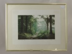 Mark Spain Limited Edition Print, of an etching entitled 