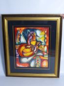 Alexandra Nechita, (Romanian/American) Limited Edition Hand Painted Lithograph entitled 