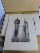 A Linen Bound Volume of Plates entitled 