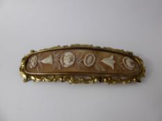 A Lady's Antique Shell Cameo Brooch.