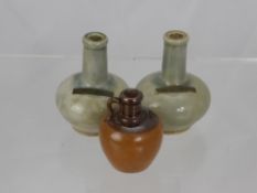 A Quantity of Royal Doulton Perfume Bottles, including a lilac and white rose, a Royal Doulton