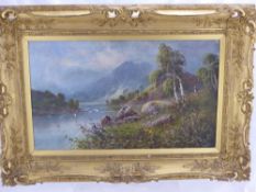 F. Hider 1861 - 1933, an Original Oil Painting entitled 