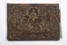 Seven 19th century hand coloured engravings of London scenes, including ‘A view of the Waterloo