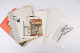 A George Formby signed programmesigned by George and Beryl Formby, together with a collection of