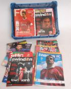 FOOTBALL; Collection of 74x football programmes; Swindon Town