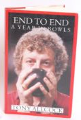 BOWLS; End To End - Tony Allcock - signed autographed book