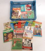 FOOTBALL; 20x vintage 1950's onwards football books etc.