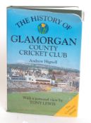 CRICKET; History Of Glamorgan County Cricket Club - multi-signed autographed book including