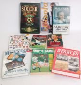 FOOTBALL: 9x books - Patrick Murphy, and others.