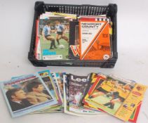 FOOTBALL; Collection of 100x assorted football programmes
