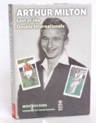 FOOTBALL; Mike Vocking by Arthur Milton, signed by Vocking to inside