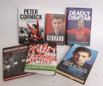 FOOTBALL; 6x assorted books - Tony Adams, Christ Davies etc.