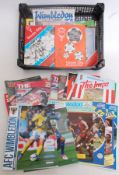 FOOTBALL; Wimbledon & Lincoln football programmes