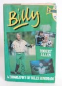 FOOTBALL; Billy Bingham - Billy - signed autographed book.