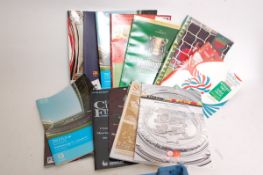 FOOTBALL; 15x International and cup programmes