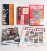 FOOTBALL; 5x assorted books; Matt Busby, Gil Merrick etc.