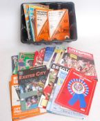FOOTBALL; A collection of approx 80x 1970's - 1980's assorted football programmes