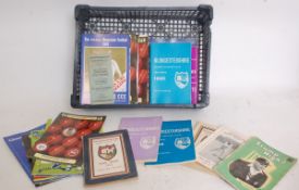 CRICKET; A collection of Gloucestershire cricket programmes / brochures and yearbooks