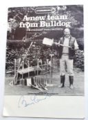 FOOTBALL; Bobby Charlton; an original signed autographed promotional photograph of Charlton