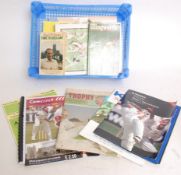 CRICKET; 14x Cricket programmes / brochures / books etc. 1970's onwards.