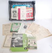 CRICKET; A good collection of early 1920's (and later) cricket memorabilia to include annuals,
