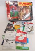RUGBY; 33x assorted 1970's and onwards Rugby programmes