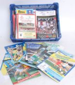 FOOTBALL; A collection of approx 80x assorted football programmes; MK Dons, Tottenham Hotspur,