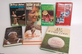 TENNIS; 7x assorted books