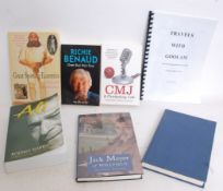 CRICKET; 6x assorted books